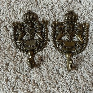 Vintage clothes hooks
